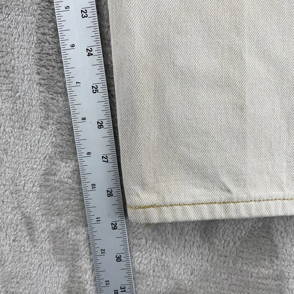 Vintage Levi's 501 XX Jeans Men 38 (Fits 34x29) Beige Straight Leg Grunge‎ Y2K